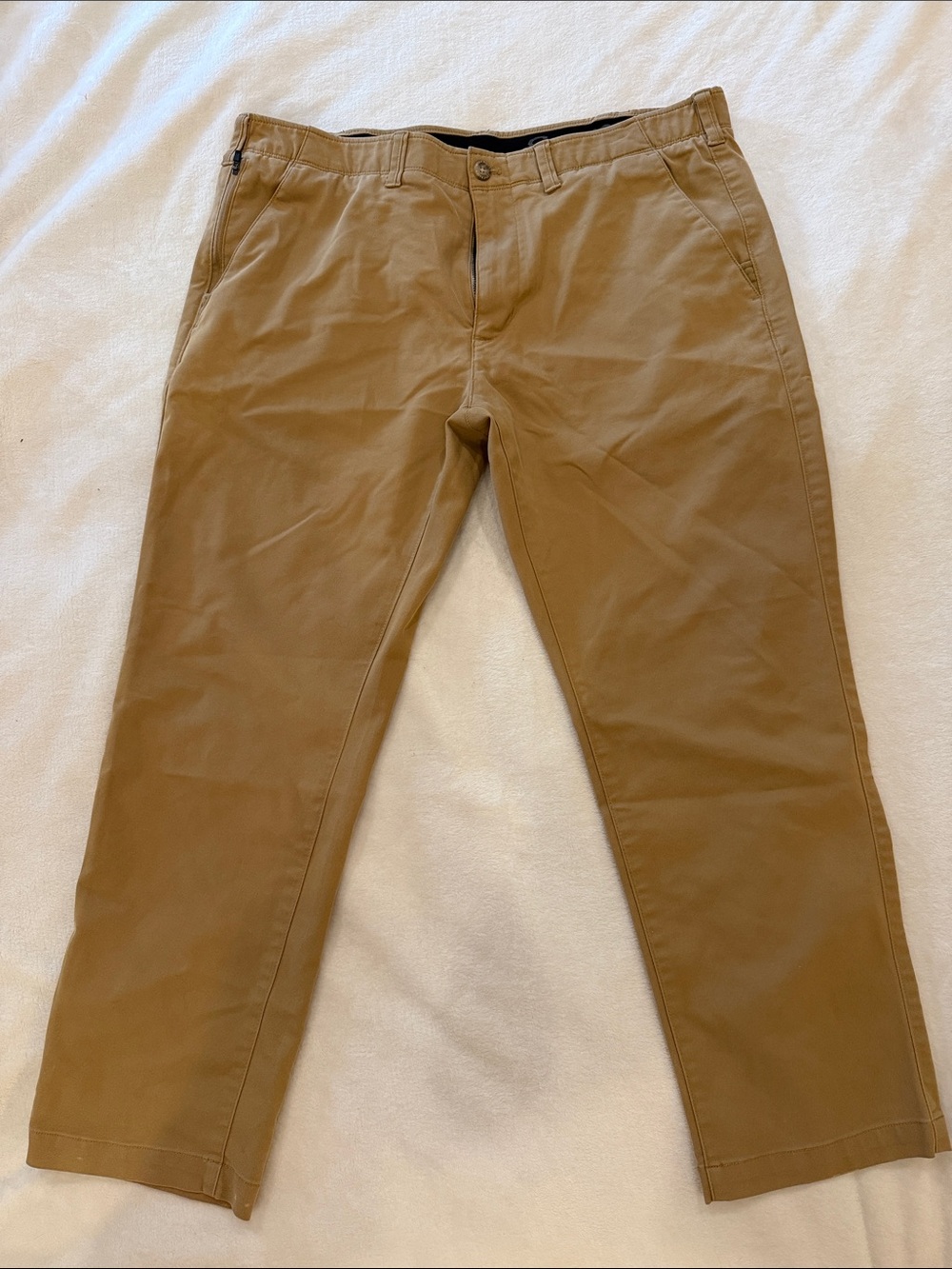 Eddie Bauer Men’s Chino Pants in Khaki Brown